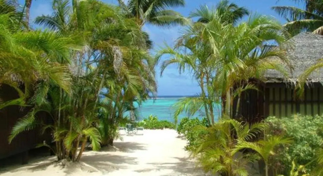 Bungalow mit Meerblick Rarotonga Beach Bungalows