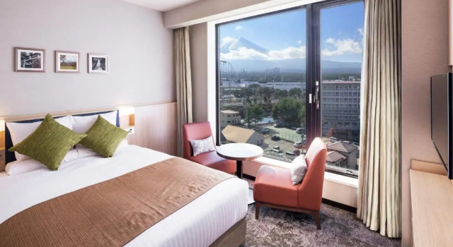 Двухместный номер Standard с видом на Фудзи HOTEL MYSTAYS Fuji Onsen Resort