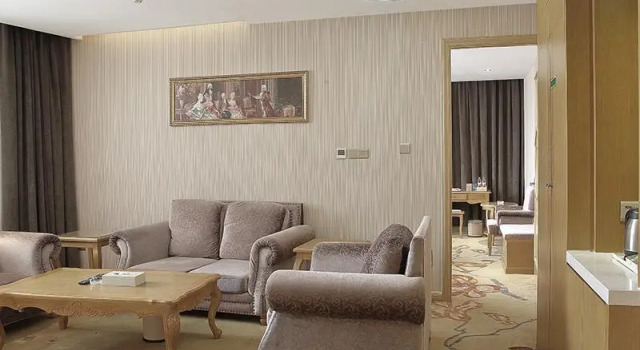 Люкс Deluxe Vienna Hotel Suzhou Likou subway station Branch