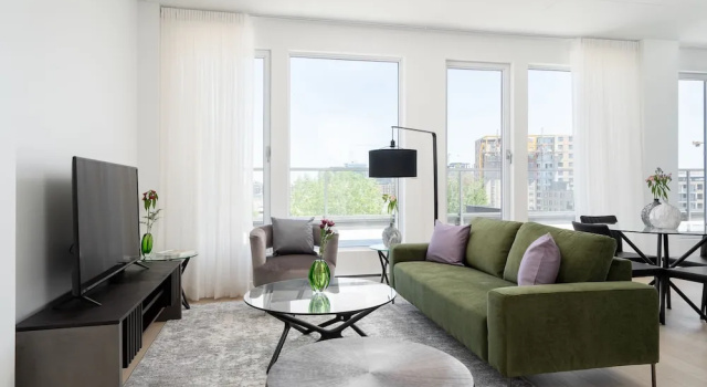 Deluxe Neljän hengen kattohuoneisto huone kaupunkinäköala Le Se7t Penthouses