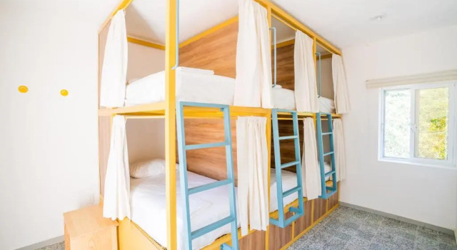 Кровать в общем номере (женский номер) Viajero Sayulita Hostel