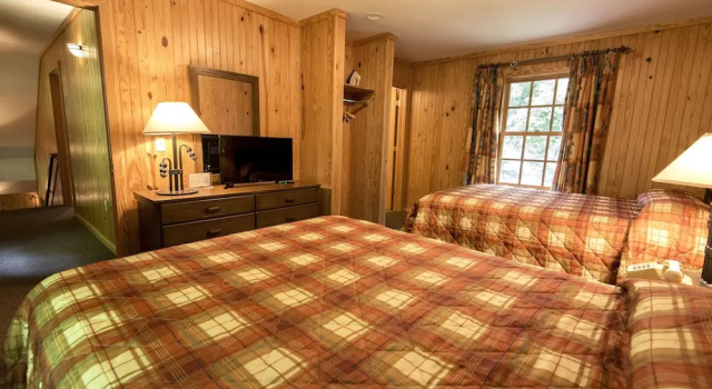 2 soveværelser i executive- hytte Natural Bridge State Resort Park