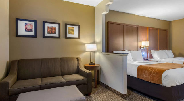 Четырёхместный люкс Comfort Suites Marshall