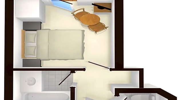 Номер Standard с панорамным видом Hotel Goldried