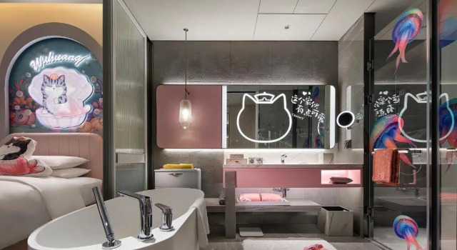 Четырёхместный номер Standard с балконом и с видом на океан Qinhuangdao Marriott Resort