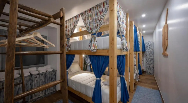 Кровать в общем номере Hostel O Torneiro