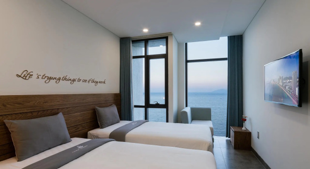 Номер Deluxe с видом на океан Joy Trip Hotel & Spa Nha Trang