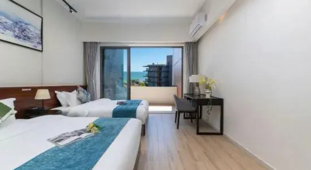 Люкс c 1 комнатой с видом на море Jilaideng International Holiday Apartment (Shanwei Poly Jinluwan Branch)