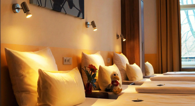 Кровать в общем номере Grand Hostel Berlin Classic