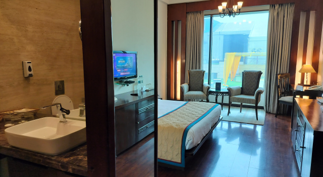 Номер Deluxe Bel-La Monde Hotel NH8 at 6km from IGI Airport Delhi
