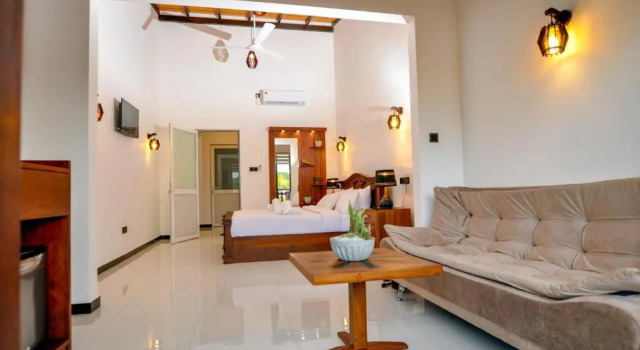Двухместный номер Deluxe с балконом Sachinro Hotel Mirissa