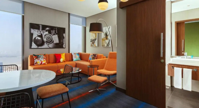 Двухместный люкс Aloft c 1 комнатой Aloft by Marriott Me’aisam, Dubai