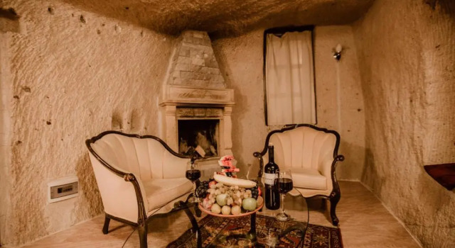 Двухместный номер Deluxe Ortahisar Cave Hotel