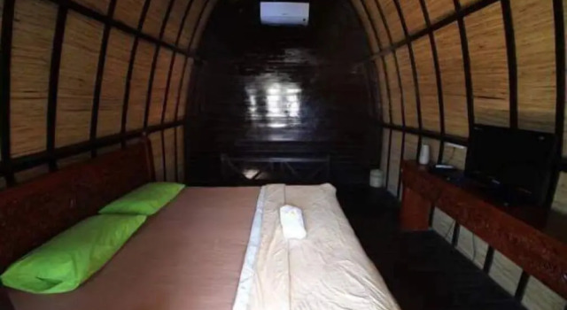 Бунгало с красивым видом из окна Bale Sasak Bungalow