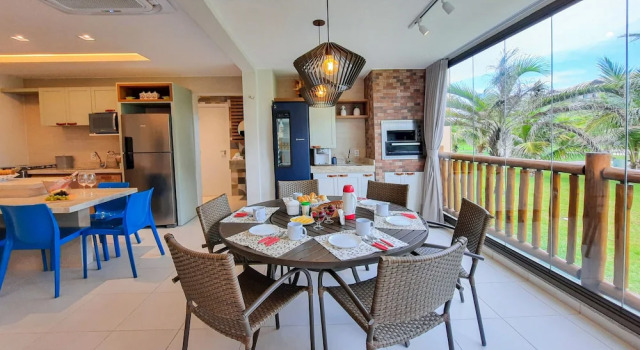 Апартаменты Deluxe VG Sun Pé na Areia Luxuoso Térreo Gourmet 8 pessoas By DM Apartments