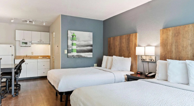 Четырёхместная студия Extended Stay America - Charlotte - Airport