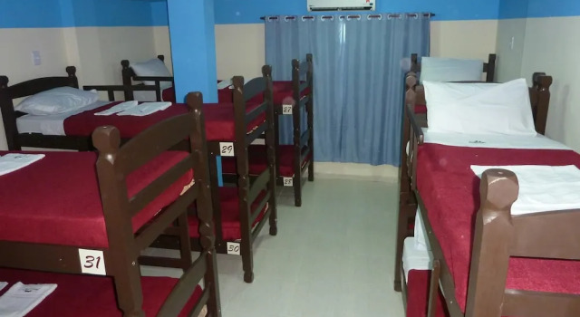 Кровать в общем номере Vidigal Varandas Hostel