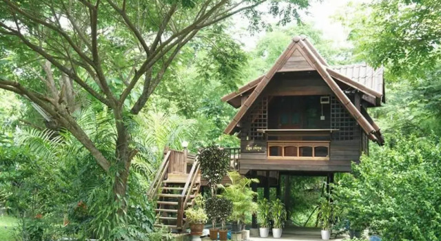 Коттедж с красивым видом из окна Samnaree Garden House