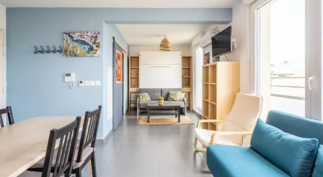 "Chez Marius" Appartement avec terrasse pour 4 personnes à Marseille, Забронировать Апартаменты/квартира Марсель Буш-дю-Рон, рядом с Palais Omnisports Marseille Grand-Est