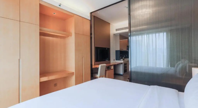 Двухместные апартаменты Business Vaperse Hotel Guangzhou Zhujiang New Town