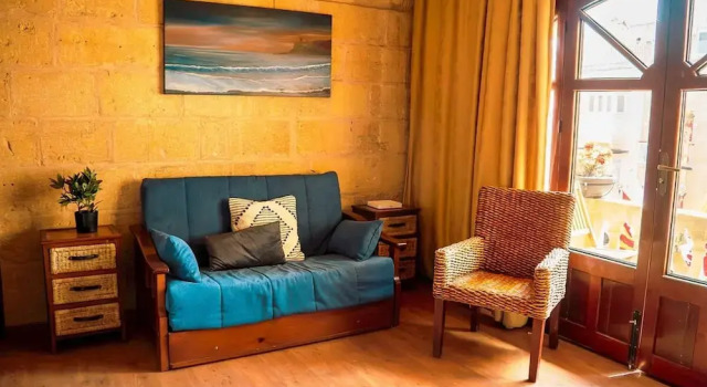 A Pretty Duplex Apartment in a Gozo Village Square