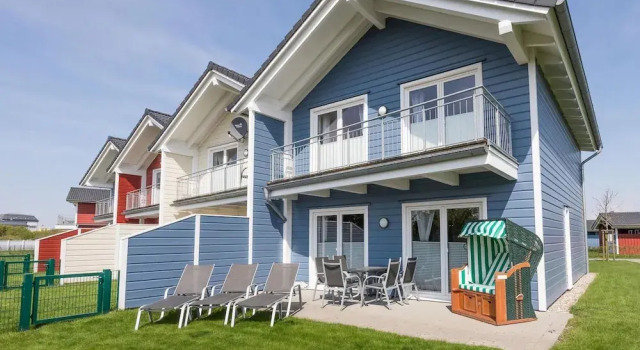 Коттедж Exklusiv Eingerichtetes Ferienhaus in Strandnahe