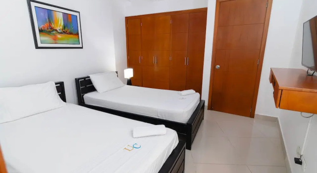 Deluxe chambre 4 chambres penthouse avec balcon Unik Cartagena Edificio Poseidon