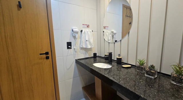 Апартаменты Flat luxo com varanda gourmet no Makia