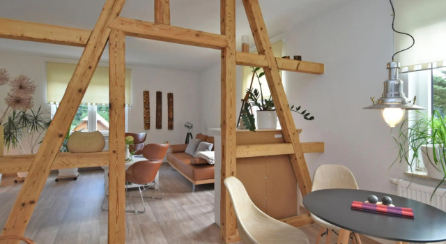 Ferienwohnung mit Sauna in Schonbrunn Thuringen, Book Apartment Hotels in Thuringian Forest with Parking, Parking