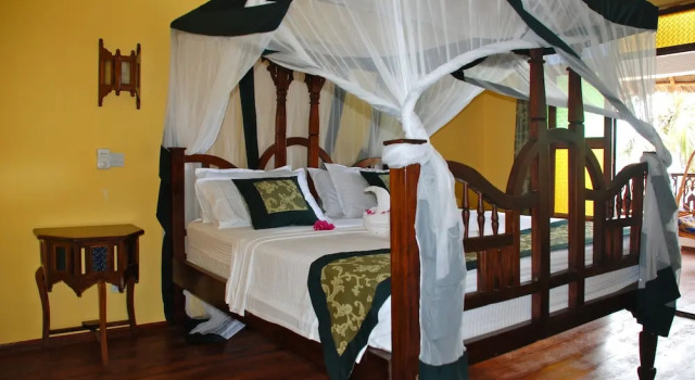Трёхместный номер Standard с балконом и с видом на сад Zanzibar House Boutique Hotel