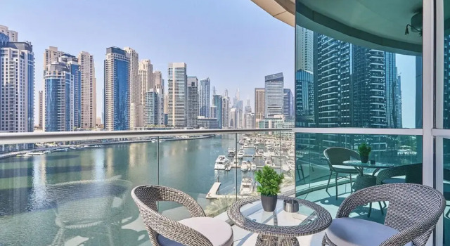Апартаменты Premium bnbme | Damac Waves Tower | 3 + Maids