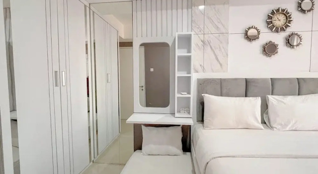 Grey Toned 1Br Apartment Tamansari Skylounge Makassar, Prenota Appartamento Makassar 