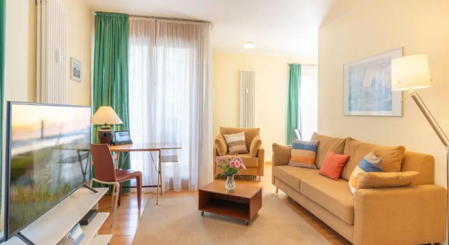 Kaiservillen Heringsdorf - Appartement mit 1 Schlafzimmer und Balkon D122, Book Apartment Heringsdorf Usedom