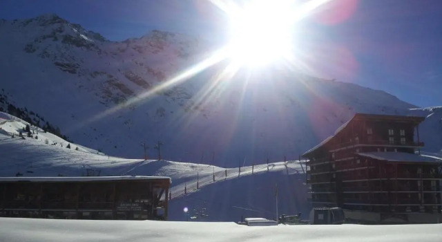 Студия Arc 2000 -location Appartements et de 1 studio avec balcon, vue, ski in off, Wi-Fi