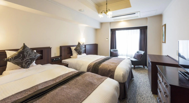 Двухместный номер Standard с видом на канал Hotel Sonia Otaru