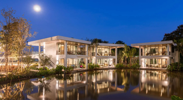 Люкс c 1 комнатой Na Tree Tara Riverside Resort Amphawa Damnoensaduak