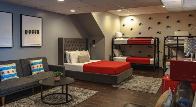 Люкс Deluxe Chicago Getaway Hostel