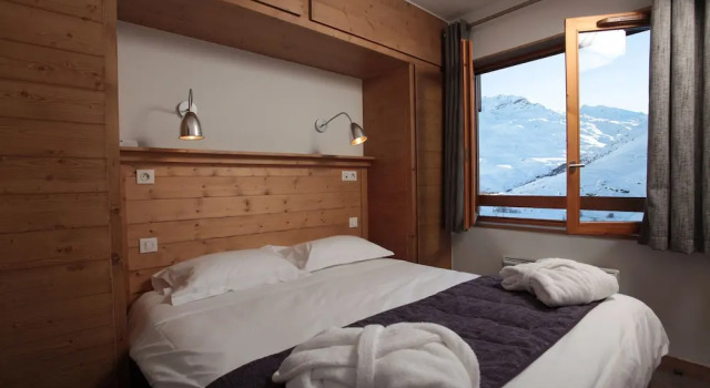 Апартаменты c 1 комнатой с видом на окрестности Résidence Le Chalet du Mont Vallon