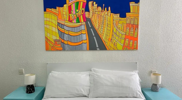 Двухместный номер Standard с видом на город Guest House Éxito en Madrid