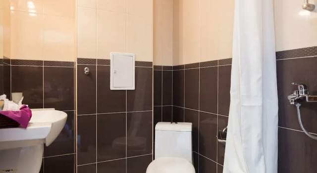Семейная студия с балконом Beachfront Studio in Rich Beach