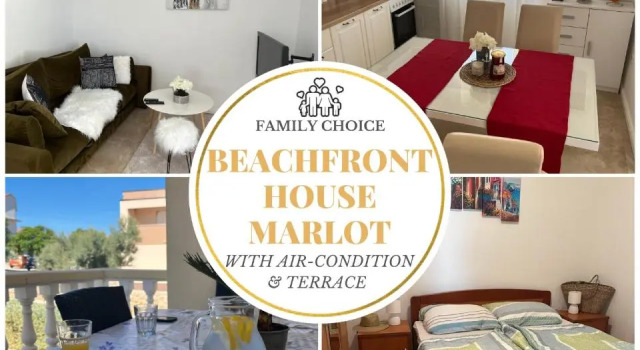 Beachfront House Marlot