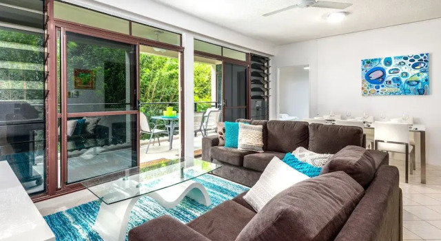 Апартаменты Deluxe с 3 комнатами с балконом и с видом на сад Tranquility Chill at Palm Cove