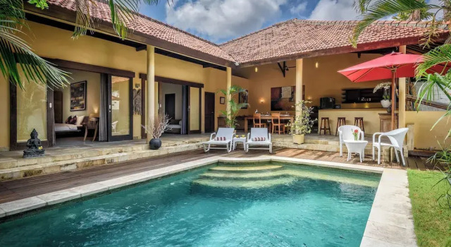 Villa Inti Seminyak Bali, Rezervovat Vila Chaty v Bali, Chalupa