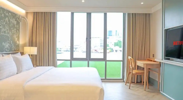 Двухместный номер Quarter с видом на реку The Quarter Chaophraya by UHG - Riverfront Hotel, Walk to ICONSIAM