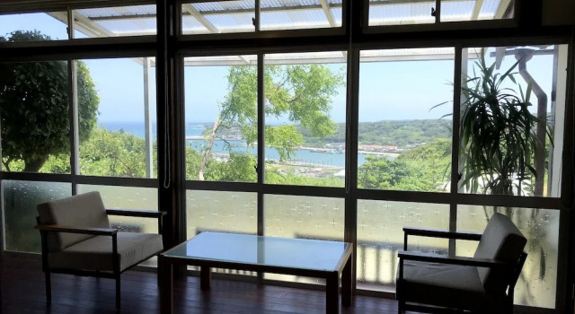 Кровать в общем номере (женский номер) с видом на море Guesthouse Wasabi