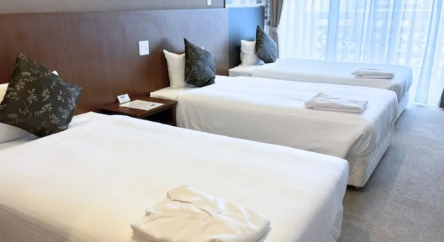 Трёхместный номер Standard с балконом Creass Hotel Tsubogawa Marche