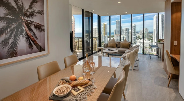 Апартаменты Standard с 2 комнатами с балконом Encore Broadbeach - Official
