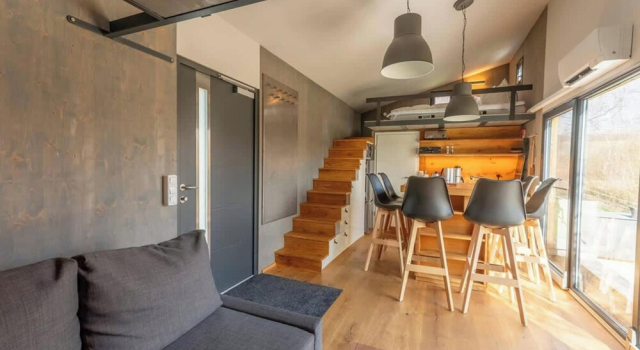 Tiny House an Zwei Naturteichen - Ruhe, Kamin & Terrasse Nahe Dresden - Best Price!, Prenota Appartamento Hotel a Sassonia con parcheggio, Parcheggio