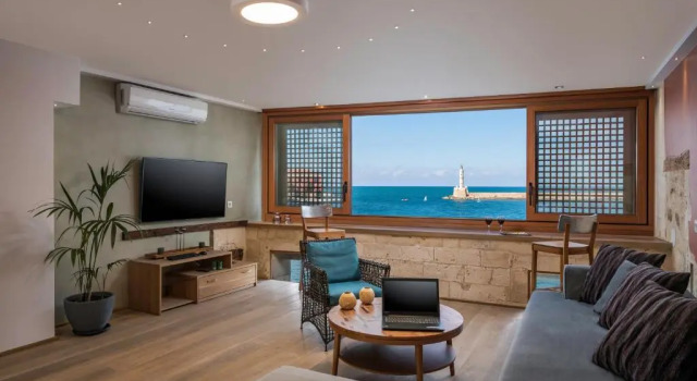 Люкс с видом на море Vranas Residenza Signature Suites