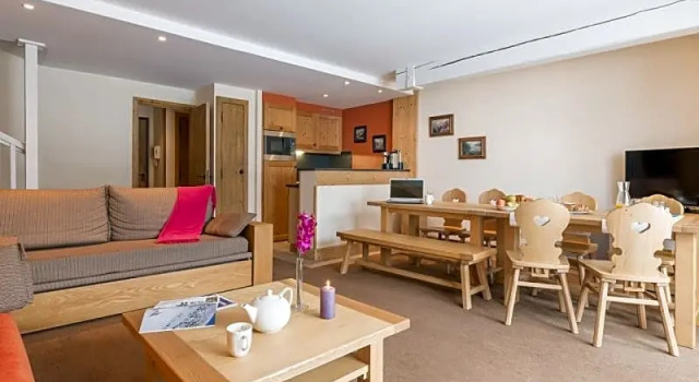 Апартаменты Standard с 3 комнатами Résidence Pierre & Vacances Premium Les Chalets du Forum